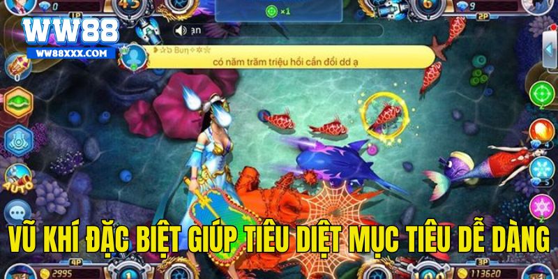 Công cụ giúp tiêu diệt tối đa mục tiêu trên bàn