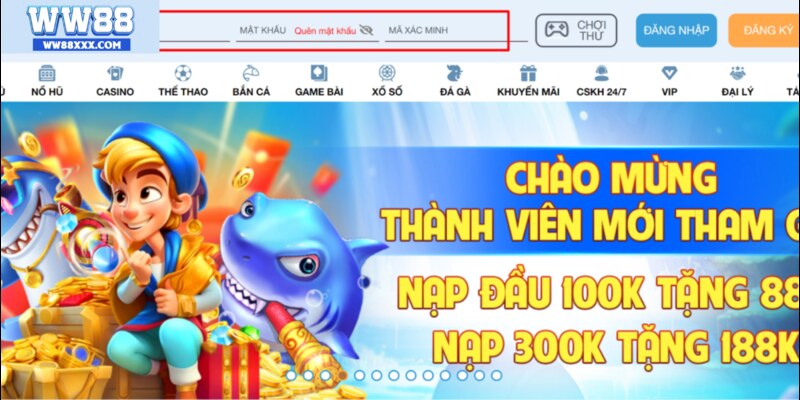 Điều kiện cơ bản để người chơi đăng nhập WW88
